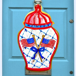 Grand Old Flag Urn Door Hanger